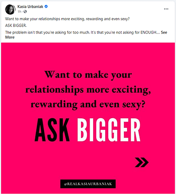 Facebook Ad - Kasia Urbaniak